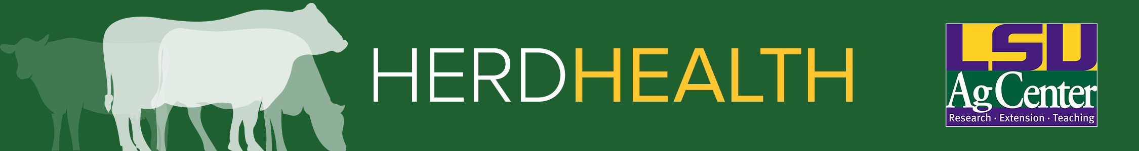 Herd Health decorative web banner.